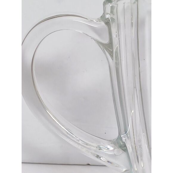 Villeroy & Boch My Garden Crystal Glass Pitcher Etched Maker Mark on Base - Picture 4 of 13